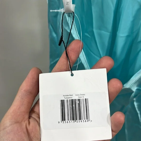 NATALIE ROLT Irena Dress in Turquoise